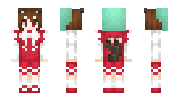 Minecraft скин по нику chen_yakumo