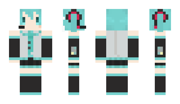 Minecraft skin rinmiku