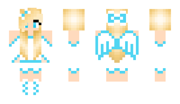 Minecraft skin Blondiex