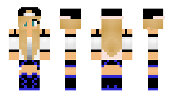 Minecraft skin GirlFrench