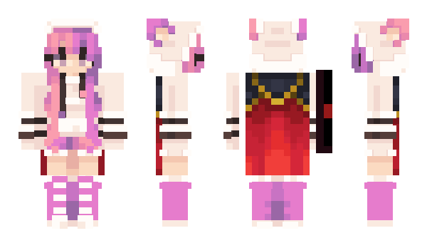 Minecraft skin LetVioleta