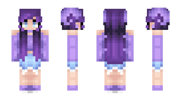 Minecraft skin Asuju