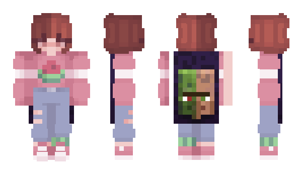 Minecraft skin horrifying