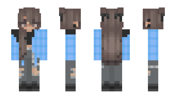 Minecraft skin Pawder