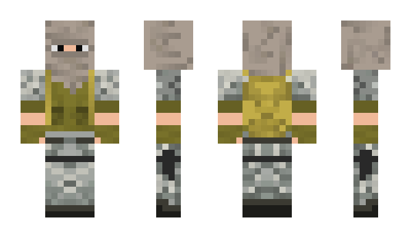 Minecraft skin GoldenBrown