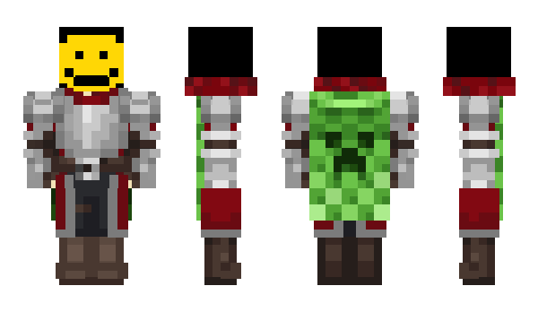 Minecraft skin smiley_knight