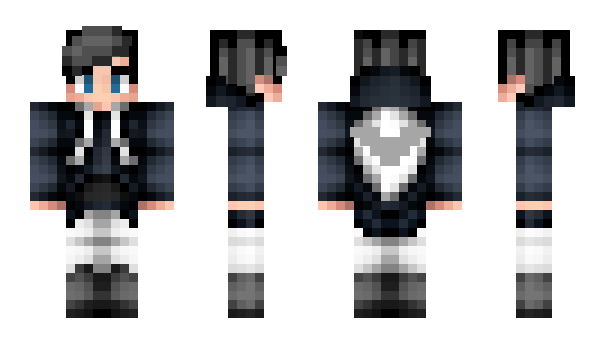 Minecraft skin BrightBlue