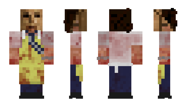 Minecraft skin TombFog