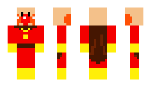 Minecraft skin anpanman