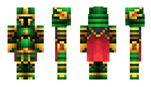 Minecraft skin Emerald_Knight