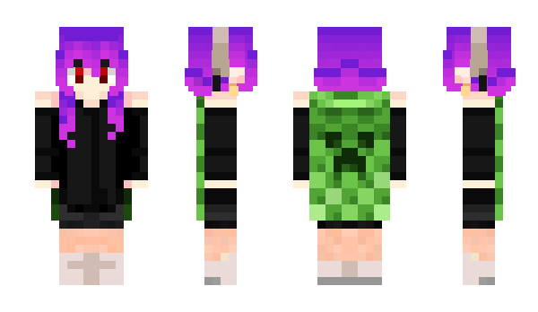 Minecraft skin yor0phelia