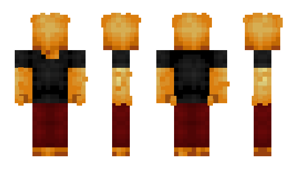 Minecraft skin justburning