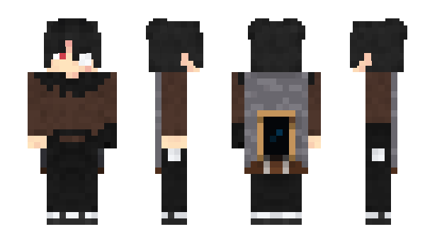 Minecraft skin 1mBack