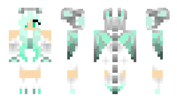 Minecraft skin Mikasa123