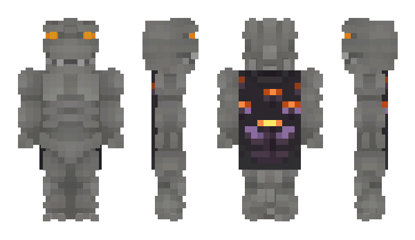 Minecraft скин по нику MekkaGodzilla