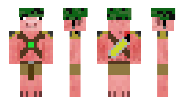 Minecraft skin porcasus