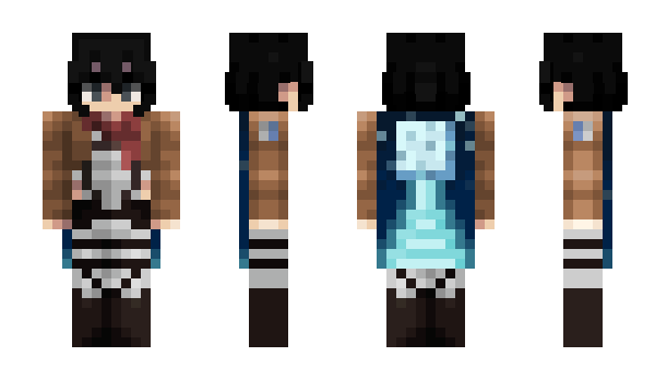 Minecraft скін по ніку MsMikasa