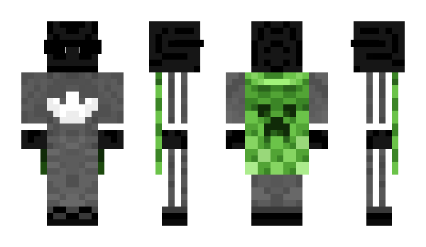 Minecraft skin ZIBLACKIMGGG