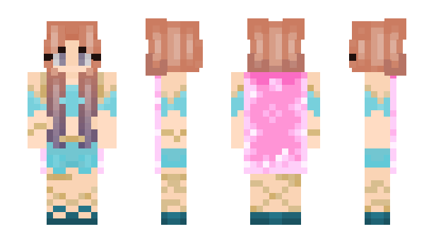 Minecraft skin CarraIsPretty