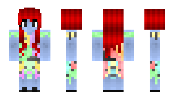 Minecraft skin FroggerGirl