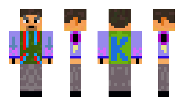 Minecraft skin Kervinou