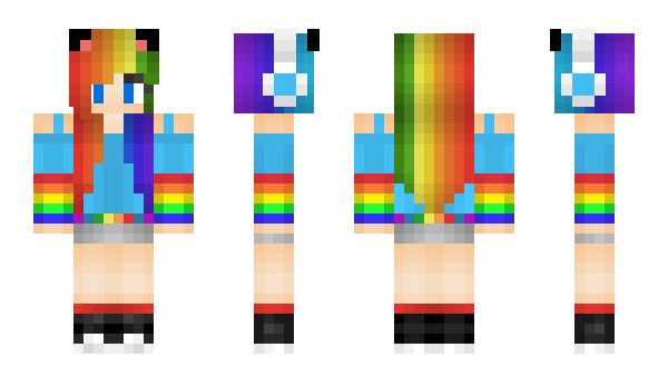 Minecraft skin Little_Rainbow