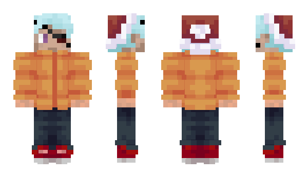 Minecraft skin PawaSaranin