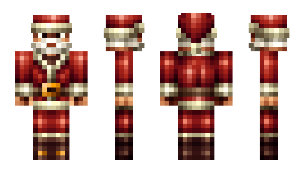 Minecraft skin SantaGauss