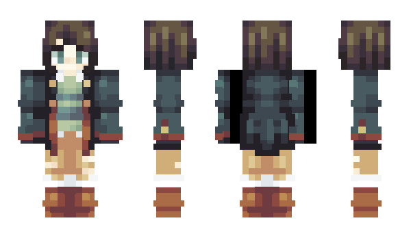 Minecraft skin Meido