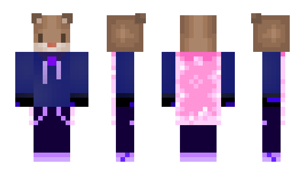 Minecraft skin H_hamster