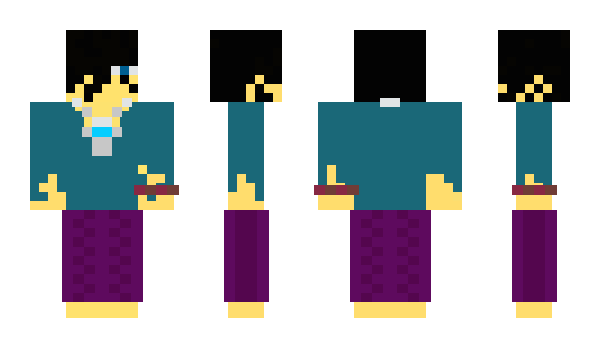 Minecraft skin festyle