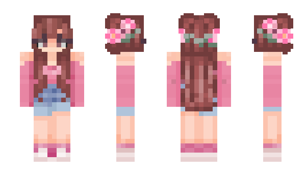 Minecraft скин по нику Loverki