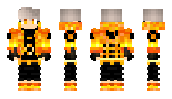 Minecraft скін по ніку Orangemask