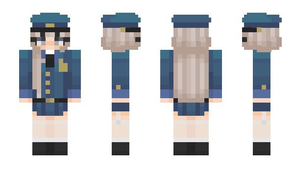 Minecraft skin policegirl_99