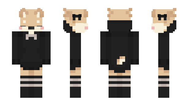 Minecraft skin TailsHead