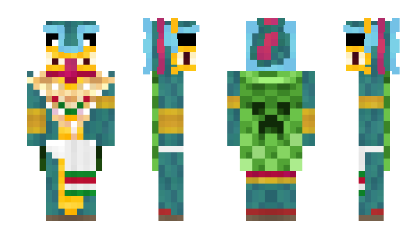 Minecraft skin Quetzalcoatl