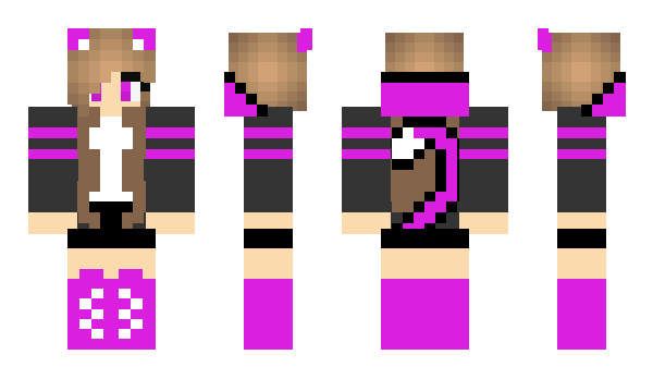 Minecraft skin purple1
