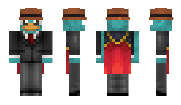 Minecraft skin AlbThePlatypus