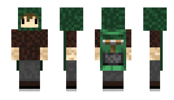 Minecraft skin 1hax