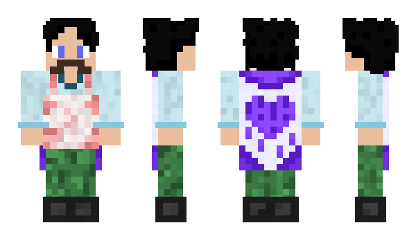 Minecraft skin Palhacin