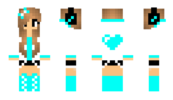 Minecraft skin HazelRain