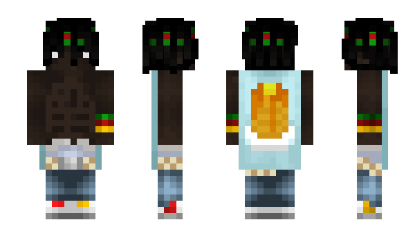 Minecraft скин по нику hevenek