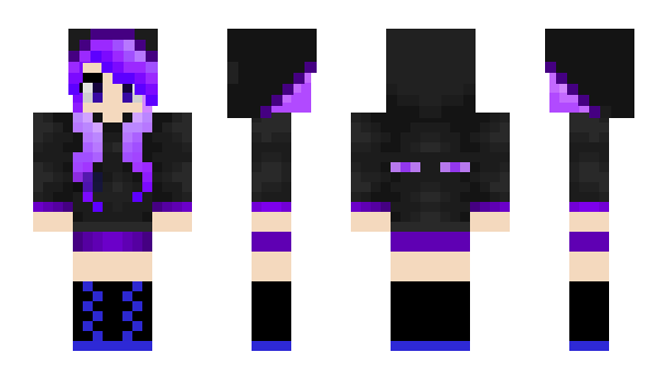 Minecraft skin purplemonkey909