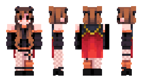 Minecraft skin GothBaddies_