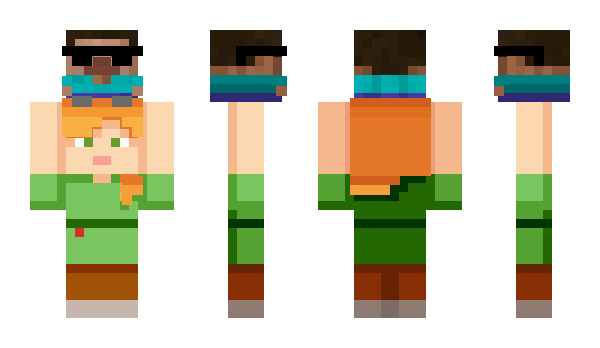 Minecraft skin Uelly