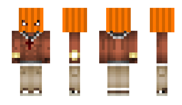 Minecraft skin Fiv3t0p