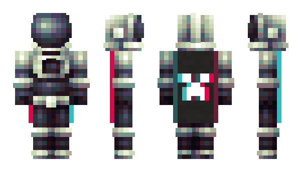 Minecraft skin Acrophobia