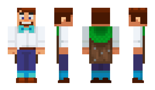 Minecraft skin Nightclamp