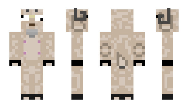 Minecraft skin Goatea