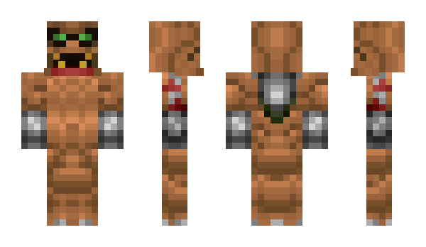 Minecraft skin Mancubus